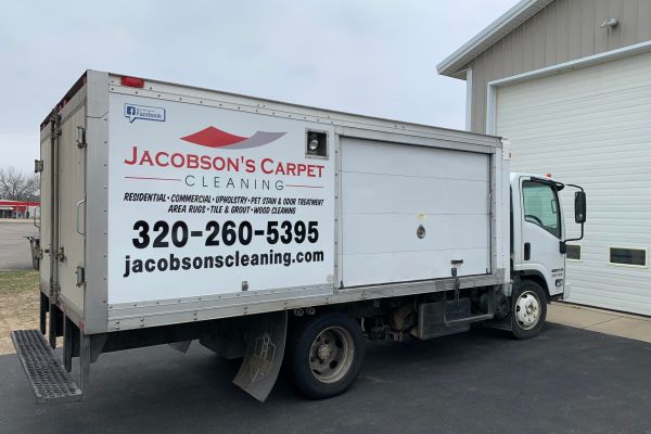 jacobsons carpet cleaning van
