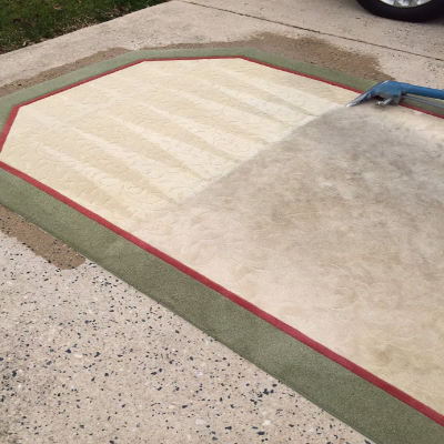 Area Rug Cleaning Results 1