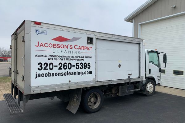 jacobsons carpet cleaning van